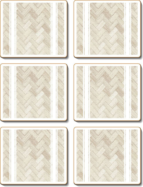 Hamptons Oak Placemats Cinnamon Table