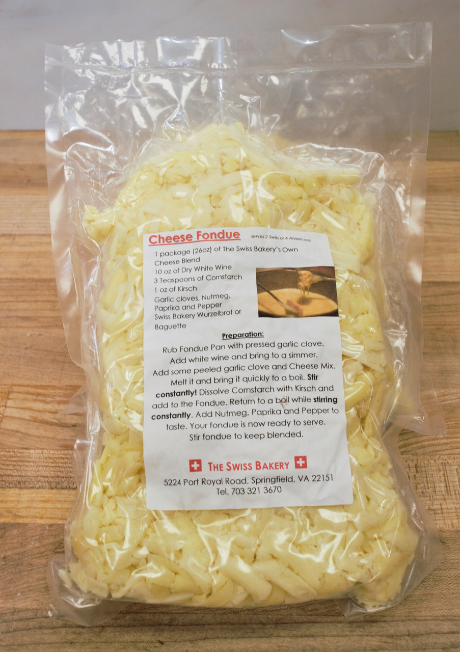 The Swiss Bakery Own Cheese Fondue Blend [26oz] - SwissFavorites