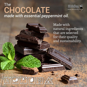 MilkBoy Dark 72% Chocolate with Mint Crisp [85g]