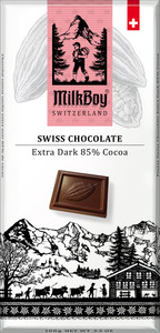 MilkBoy Extra Dark 85% Chocolate [85g]