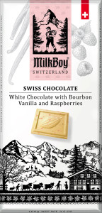 MilkBoy White Chocolate with Vanilla and Raspberry [85g]