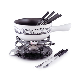 Swissmar Heidi 9 Piece Cheese Fondue Set