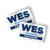 Wes Rogers For Mayor (4.75" x 3" Vinyl Sticker -- Pack of Two!)