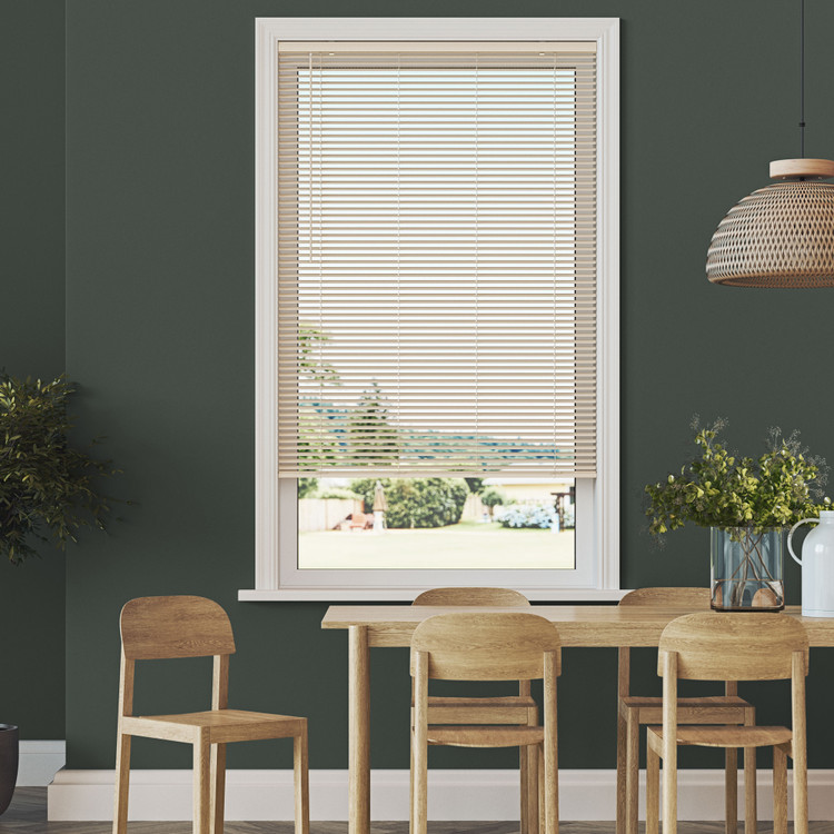 1" Vinyl Cordless RD Mini Blind Alab - 21.5 x 64