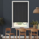 1" Vinyl Cordless RD Mini Blind Blk - 21.25 x 48