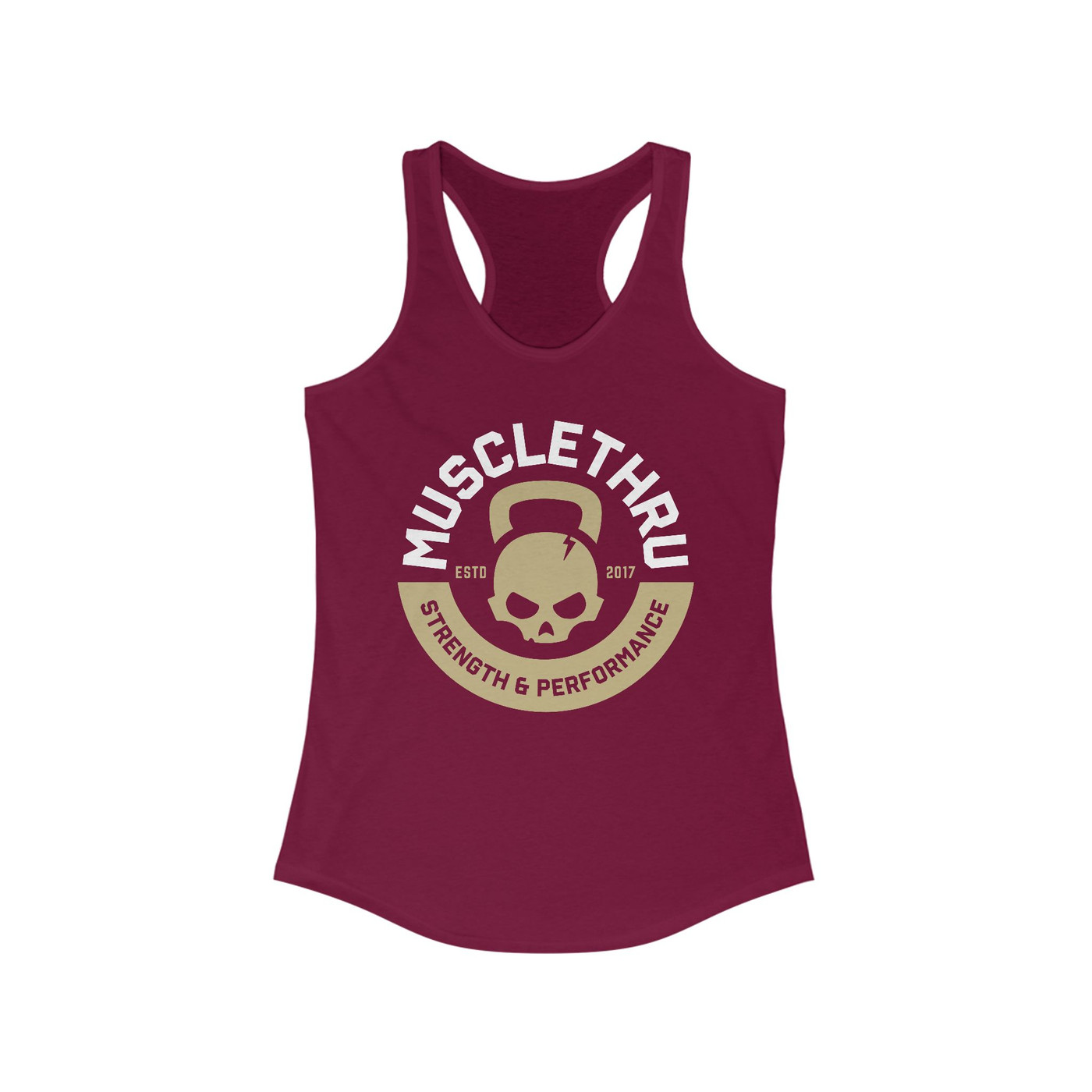 Muscle Thru Fitness Racerback Tank 