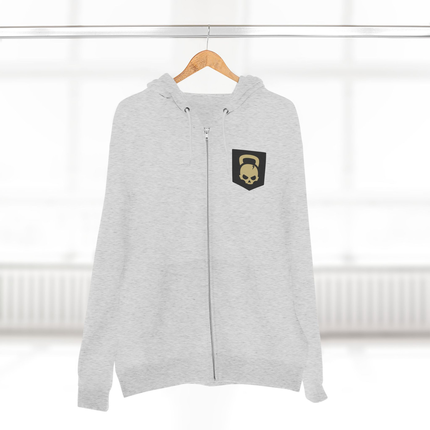 Muscle Thru Unisex Zip Hoodie | Strength & Performance Sweatshirt