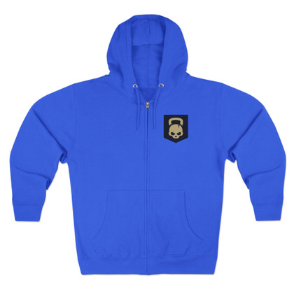 Muscle Thru Unisex Zip Hoodie | Strength & Performance Sweatshirt