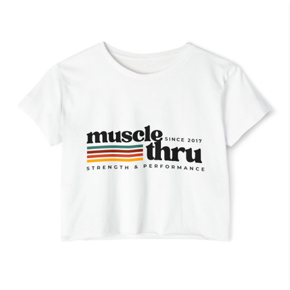 Muscle Thru Women's Crop Top - Retro