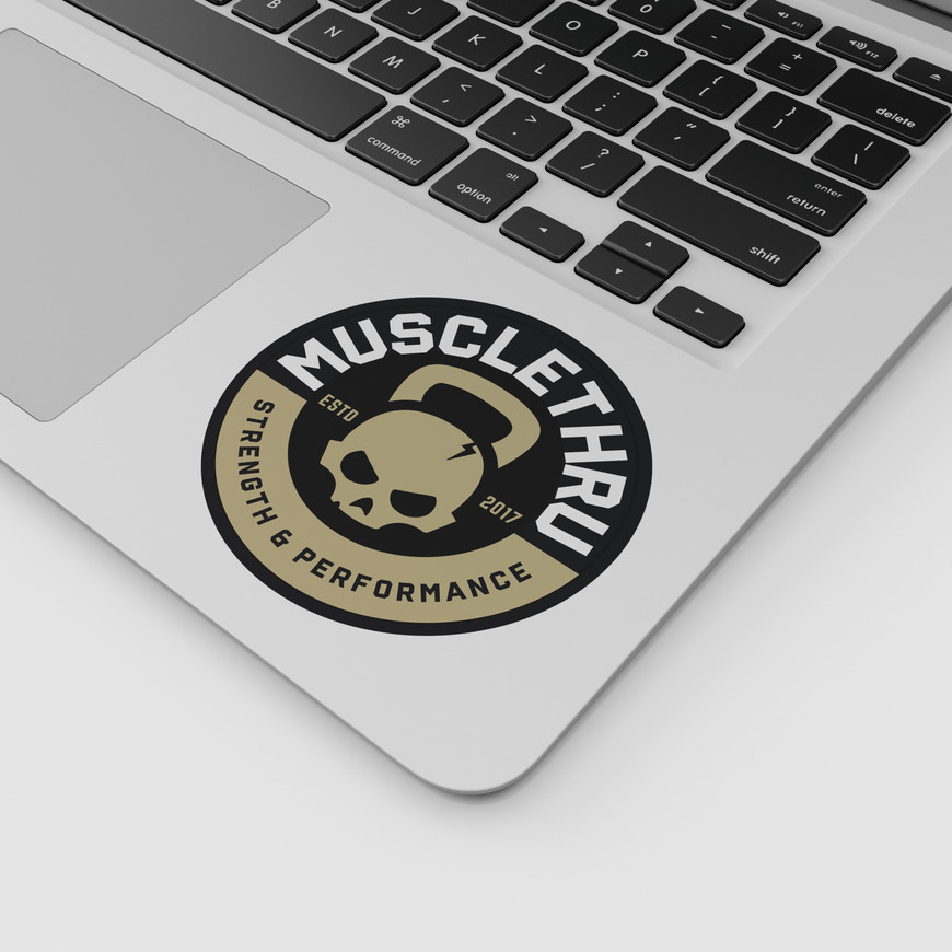 Sticker Muscle Thru Emblem