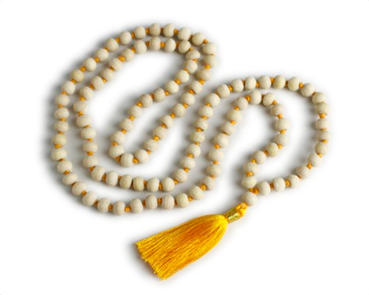 Tulsi Wood Meditation Mala Prayer Beads