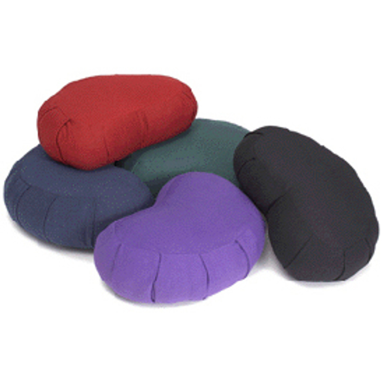Crescent Shaped Cotton Meditation Cushion
