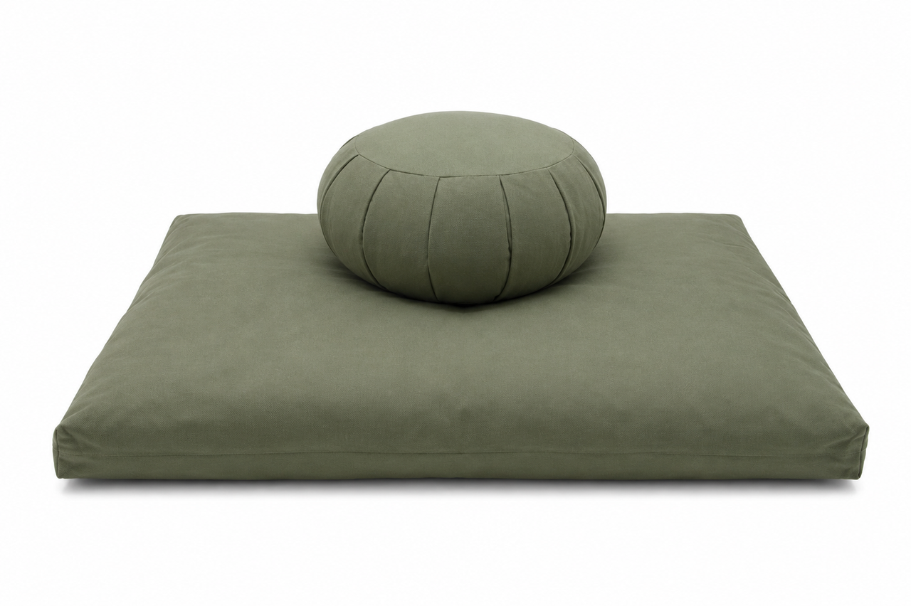 Zafu and Zabuton Meditation Cushion Set | Sage Meditation