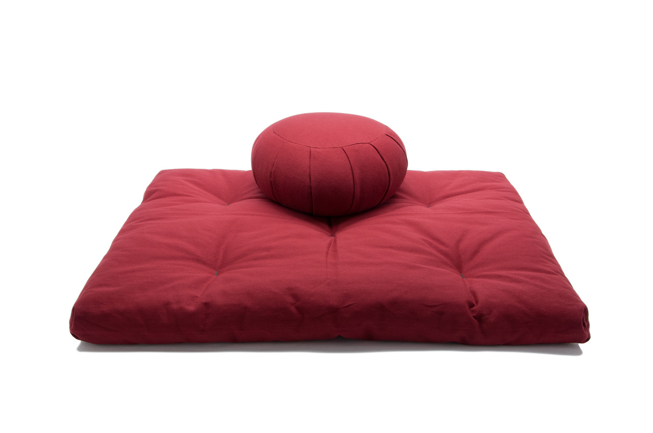 Zafu and Zabuton Meditation Cushion Set Sage Meditation