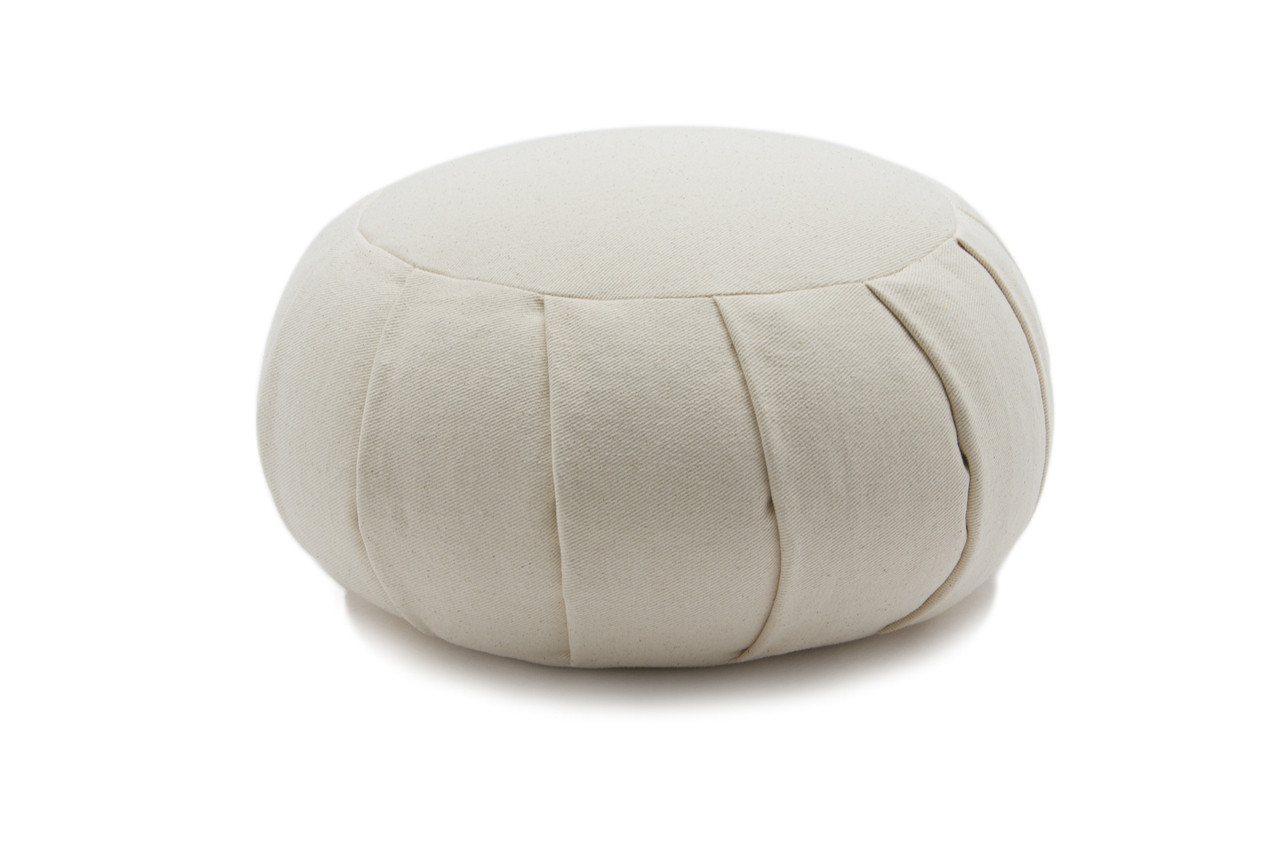 Zafu Meditation Cushion Buckwheat or Kapok Sage Mediation