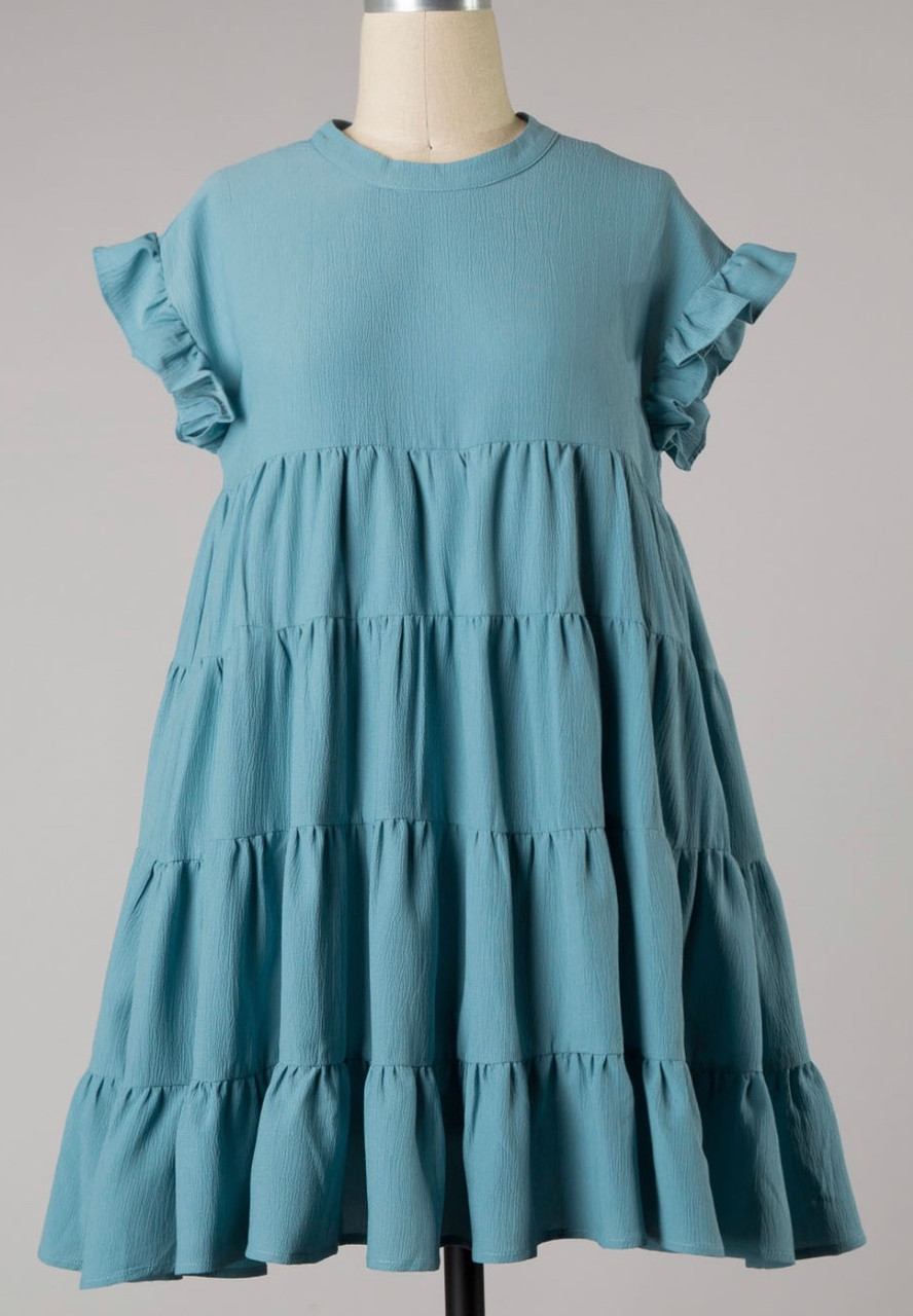 baby blue babydoll dress