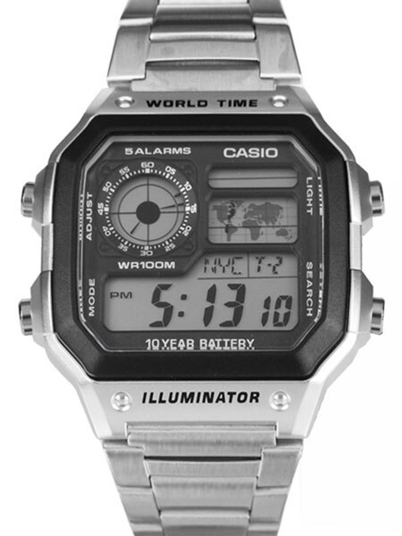 casio time zones