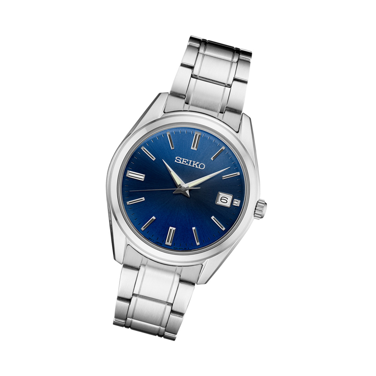 Seiko Essentials Everyday Casual Watch with Blue Dial and Sapphire ...