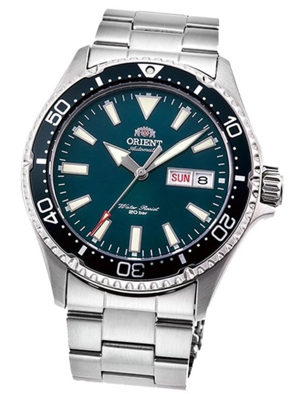 Orient RA-AA0004E19A Kamasu Automatic Dive Watch with Stainless