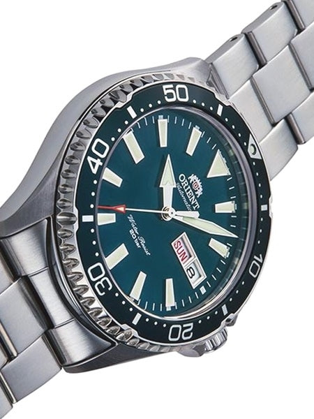 Orient RA-AA0004E19A Kamasu Automatic Dive Watch with Stainless Steel  Bracelet