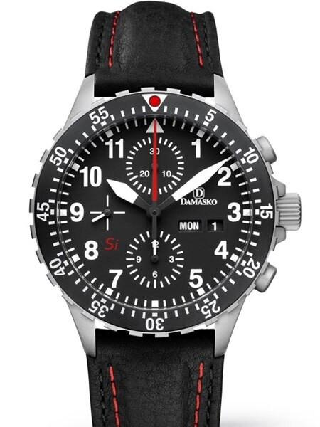 Damasko Chronograph Watch DC66SI Swiss Valjoux 7750 with Rotating