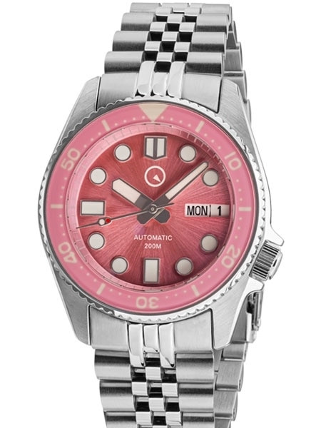 Islander 38mm Automatic Dive Watch with AR sapphire crystal, all