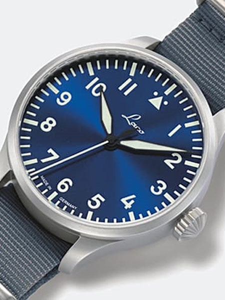 Laco Aachen Blaue Stunde Type A Dial Automatic Pilot Watch, with
