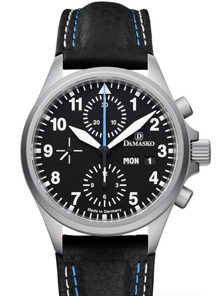 Damasko Chronograph Watch DC58 Swiss Valjoux 7750 with 12-hour