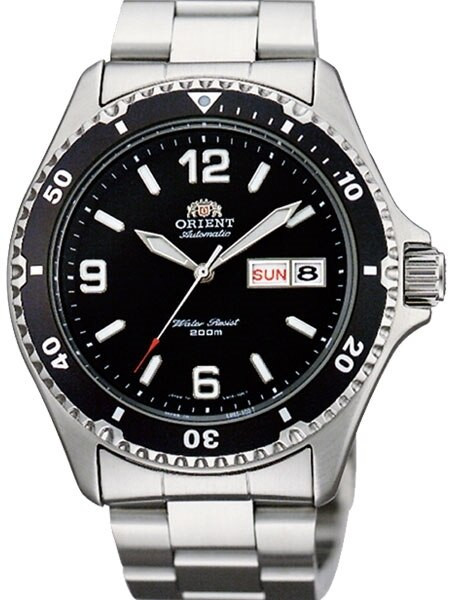 Custom Modded Orient Mako II Black Dial Automatic Dive Watch #AA02001B