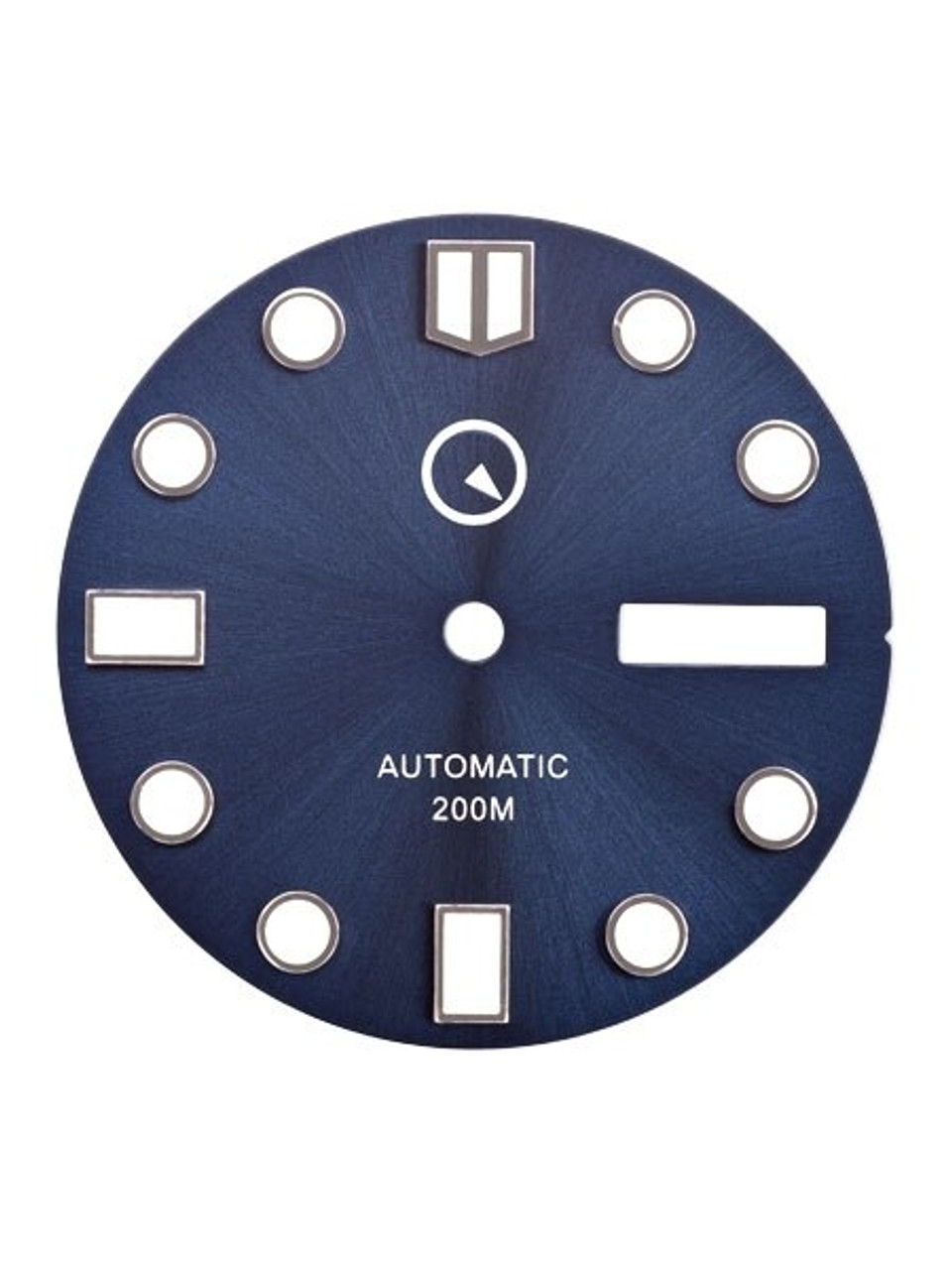 Dark Blue Sunburst Dial for Seiko 7S26, NH36, and 4R36 Automatic Movements  with Crown at 4:00 #D08