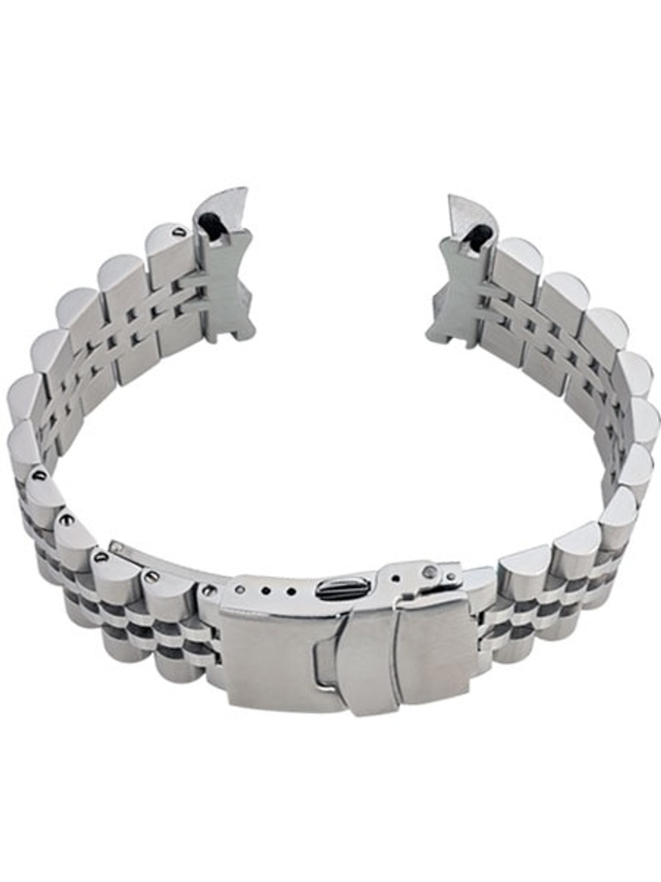 Islander Brushed and Polished Stainless Steel Bracelet for Seiko