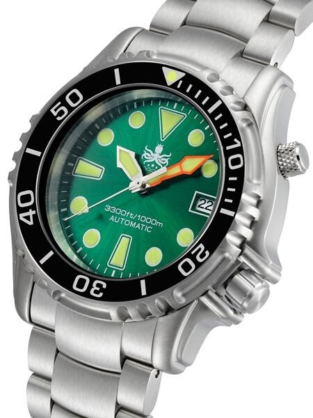 Phoibos 1000 meter Automatic Dive Watch with a Sapphire Crystal