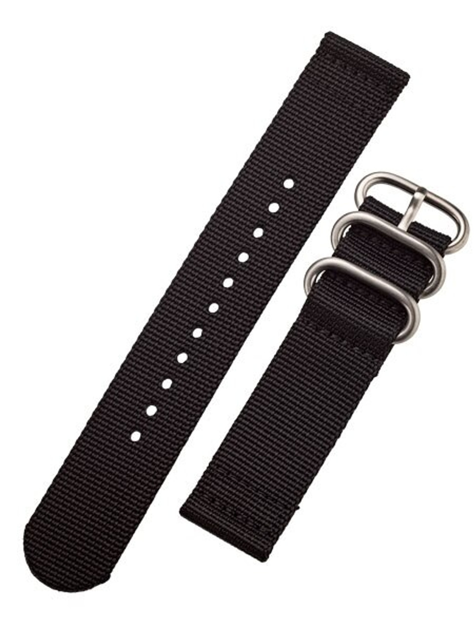 Benchmark Basics Black/White Striped 20mm Elastic Watch Band – Parachute Nylon  NATO Straps for Men & Women : Benchmark Basics: Amazon.in: Fashion