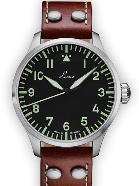 Laco Augsburg Type A Dial Automatic Pilot Watch, New Sapphire