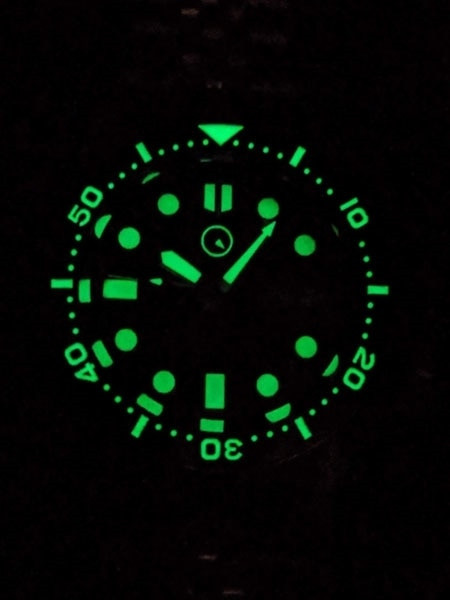Islander 38mm Automatic Dive Watch with AR sapphire crystal, all