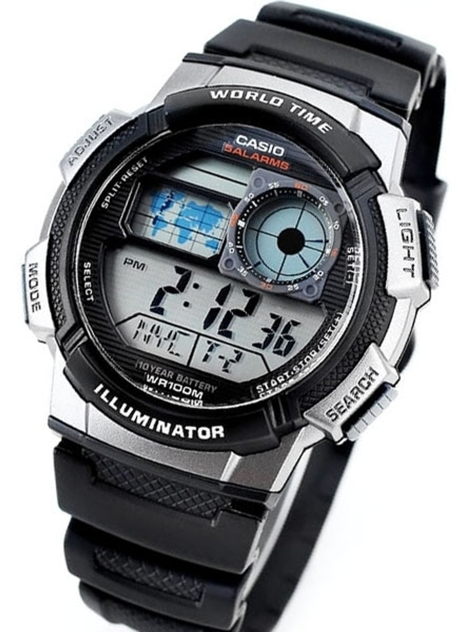 Часы иллюминатор. Casio World time Illuminator WR 100m. Casio Illuminator ае - 3000. Casio Illuminator 2019. Часы Casio Illuminator WR 100m.