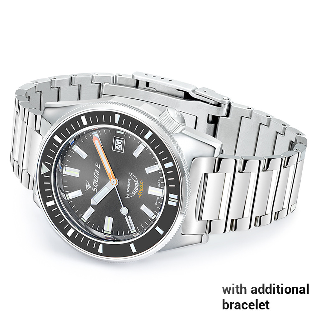Squale 600 meter Professional Swiss Automatic Dive watch with 44mm