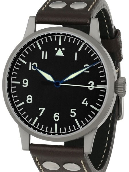 Laco Westerland Type A Dial Swiss Mechanical Pilot Watch with