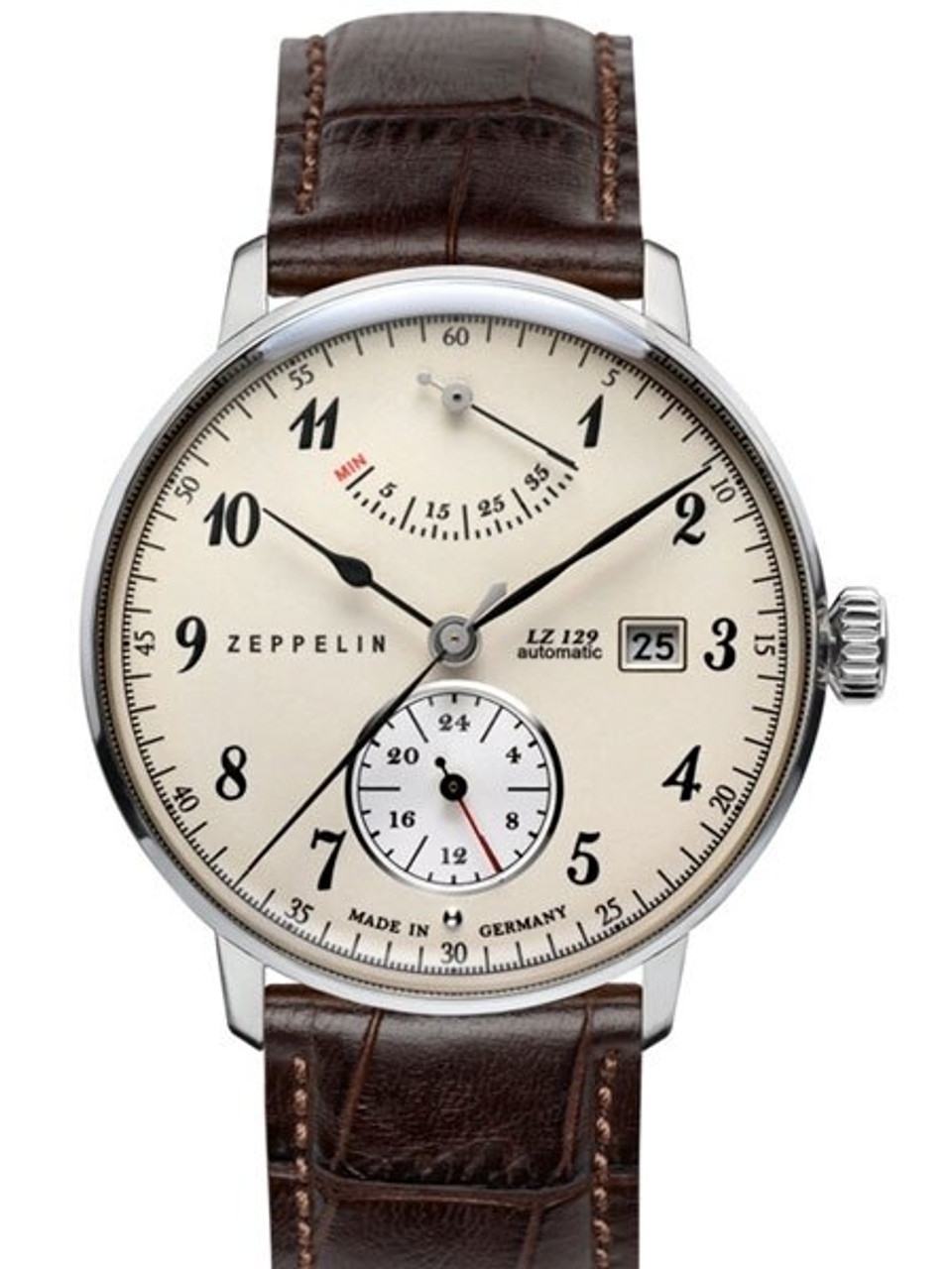 Scratch and Dent - Graf Zeppelin LZ129 Hindenburg Automatic Watch with  Power Reserve #7060-4-SND1