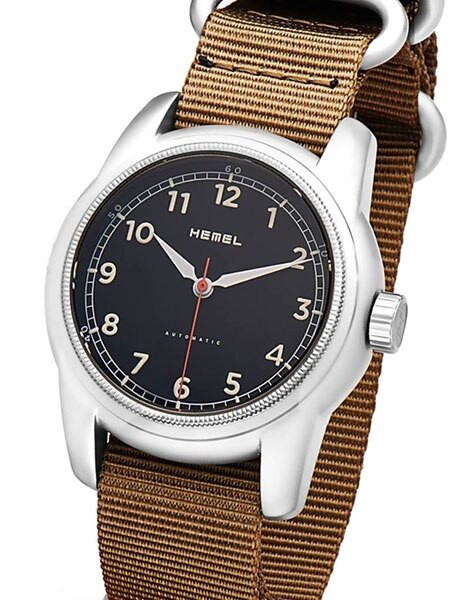 HEMEL Track Automatic Military-Styled Watch with Sapphire Crystal