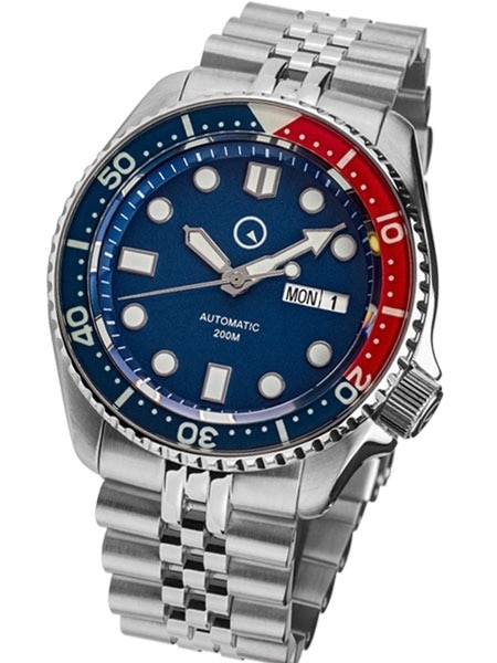 Islander Automatic Dive Watch with AR sapphire crystal, all solid