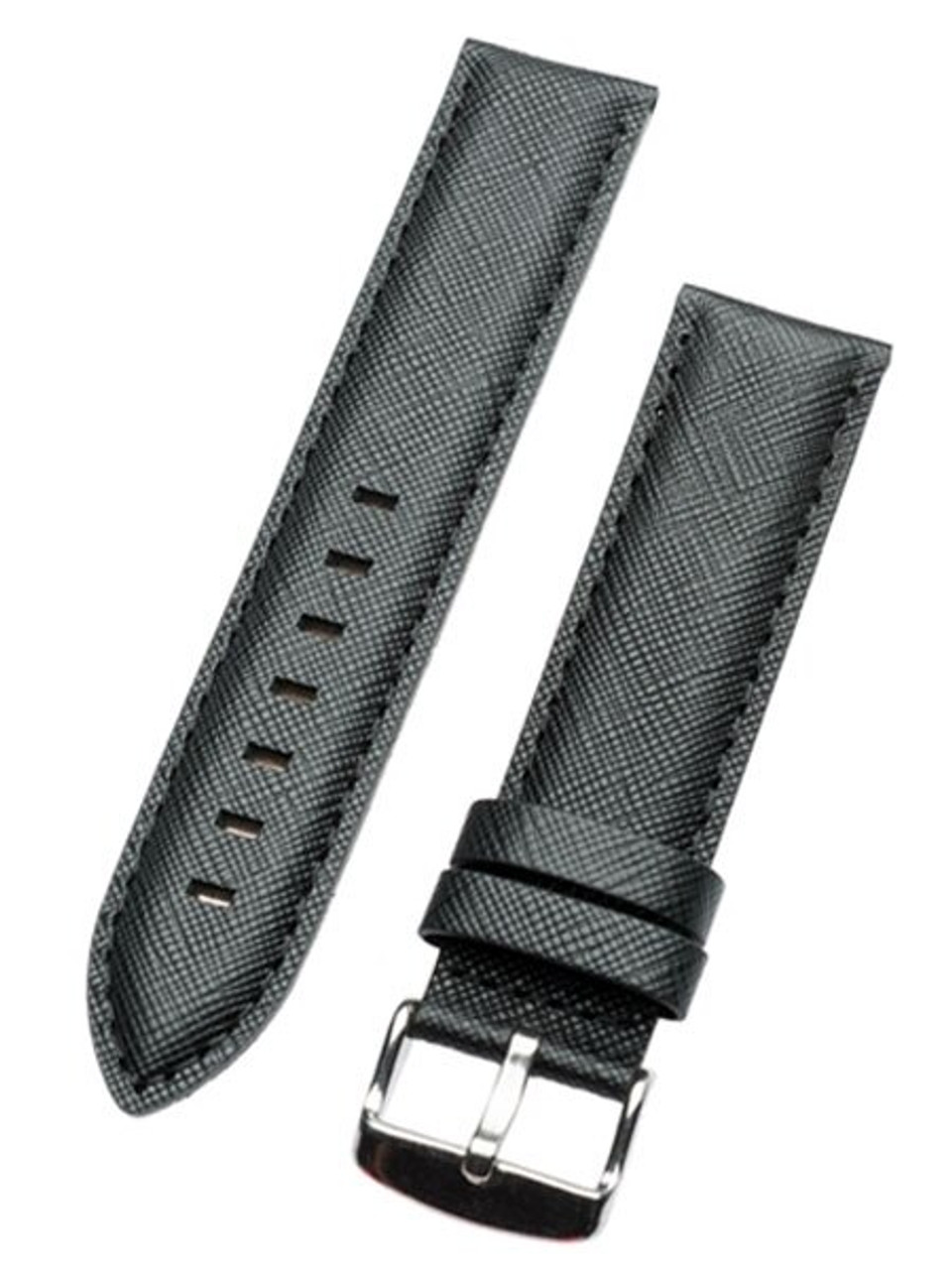 Saffiano Leather Strap (Black)