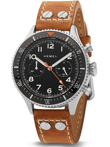 HEMEL Automatic Chronograph with Ceramic Bezel Watch #HFT20-NE1