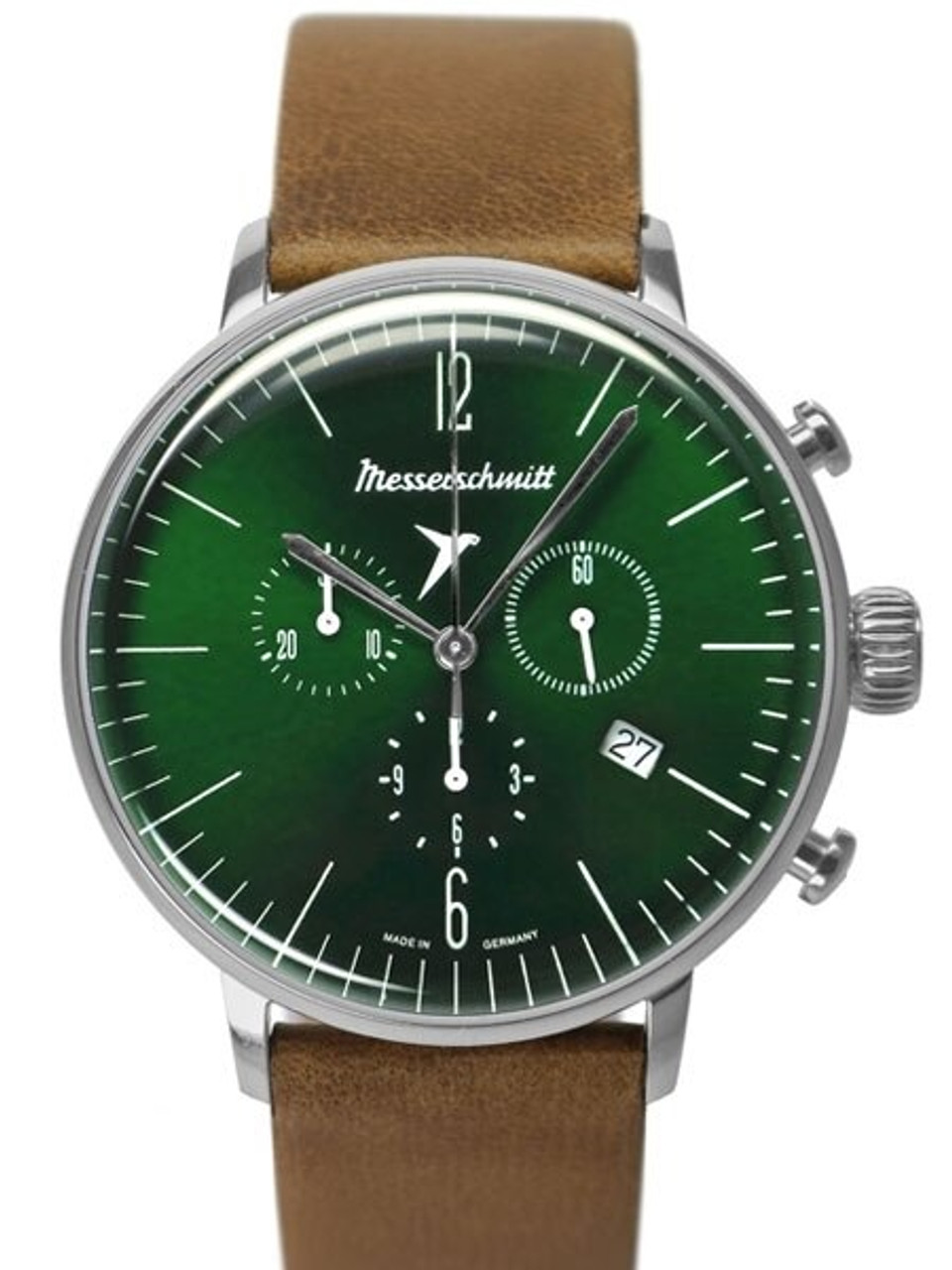 Messerschmitt ME 4H184 Bauhaus Swiss Quartz Chronograph Watch