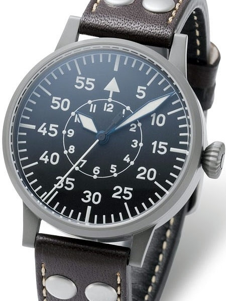 Laco Leipzig Type B Dial Swiss Mechanical Pilot Watch with