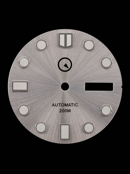 Silver Dial for Seiko 7S26, NH36, and 4R36 Automatic Movements