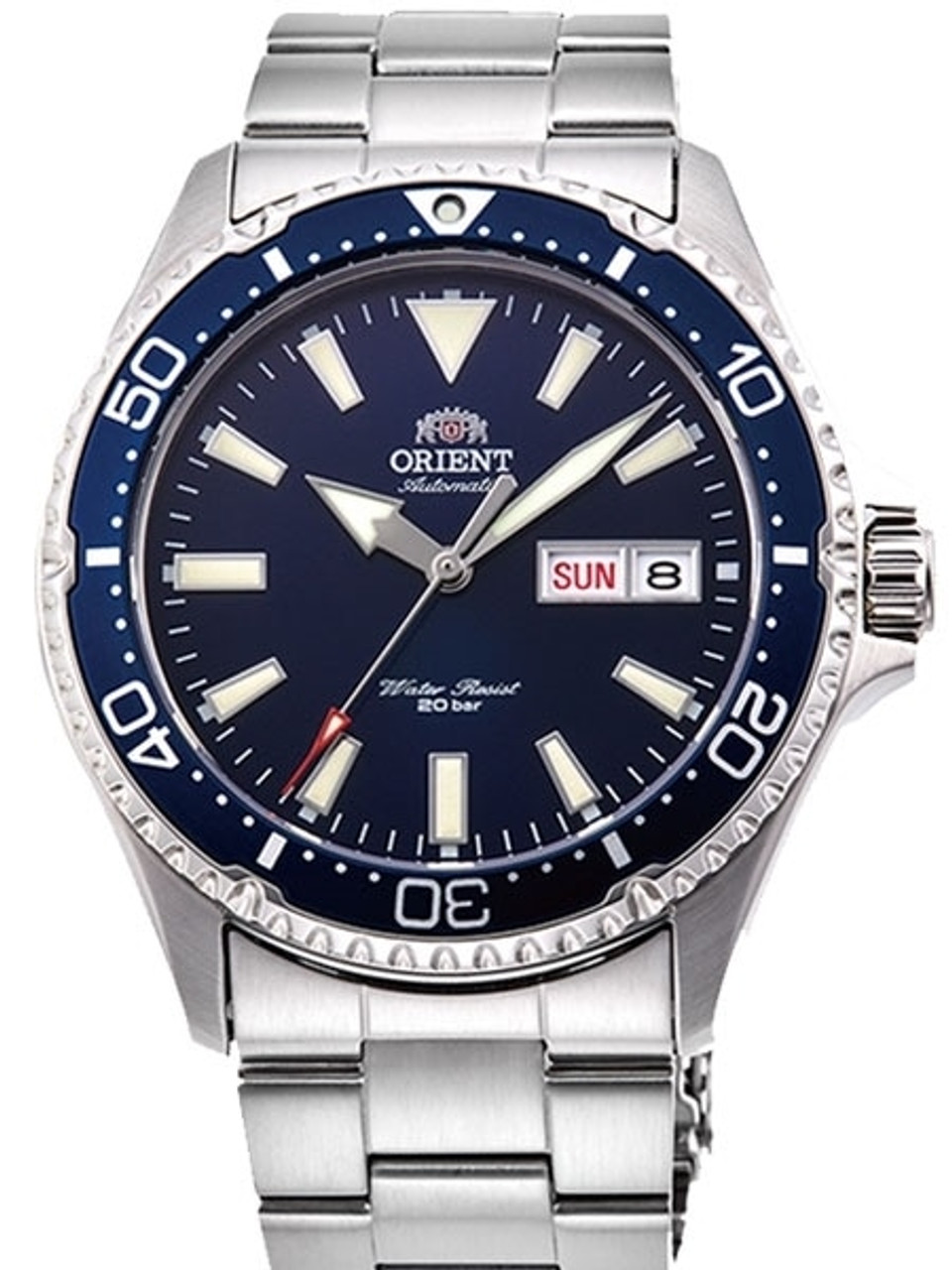 Orient RA-AA0002L19A Kamasu Automatic Dive Watch with Stainless