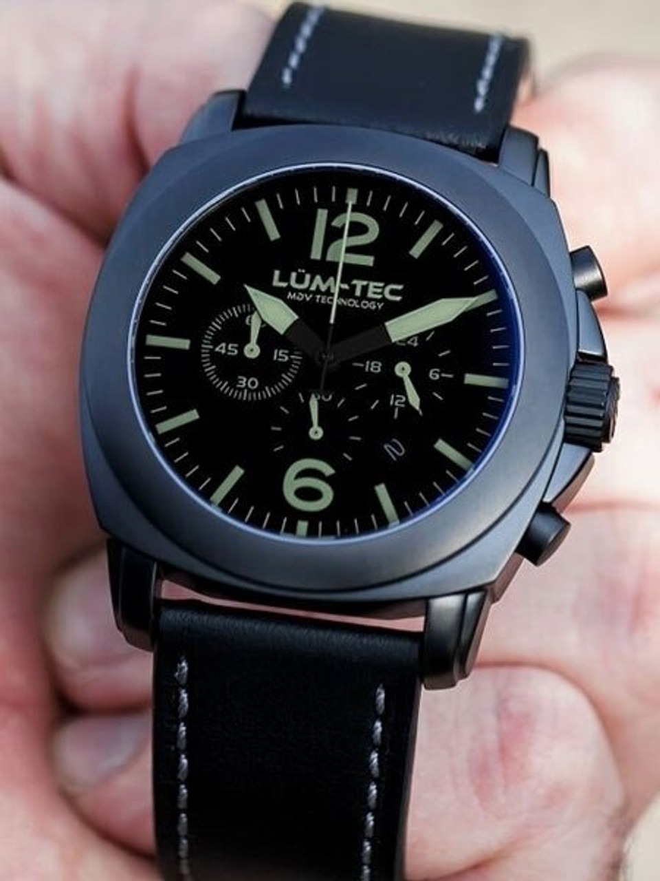 Lum-Tec M72 Chronograph Watch with AR Sapphire Crystal #M72