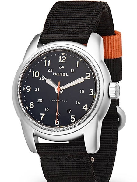 HEMEL 24 Automatic Military-Styled Watch with Sapphire Crystal #HM1B