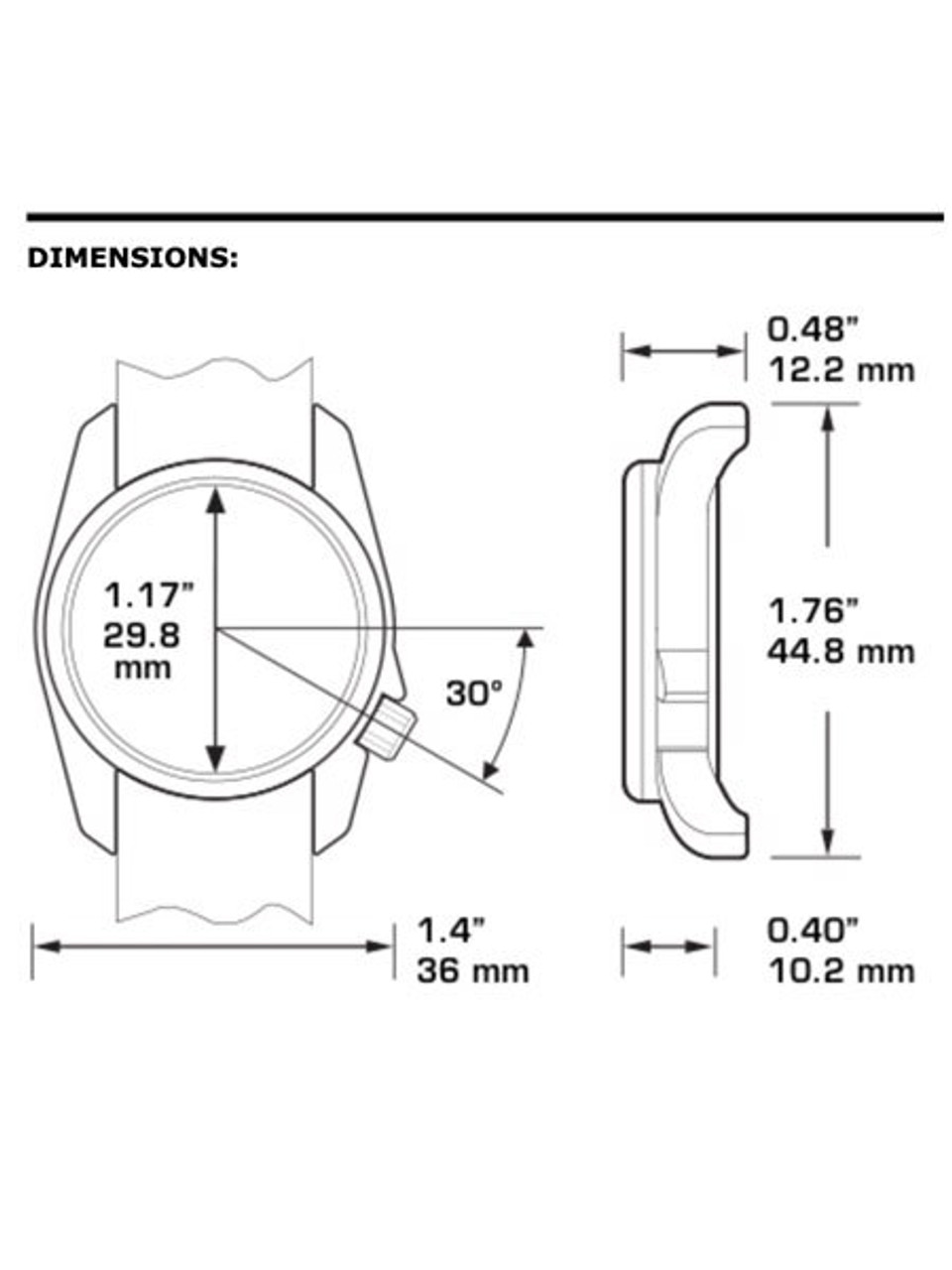 A-1R Field Comfort watch with fiber reinforced polycarbonate